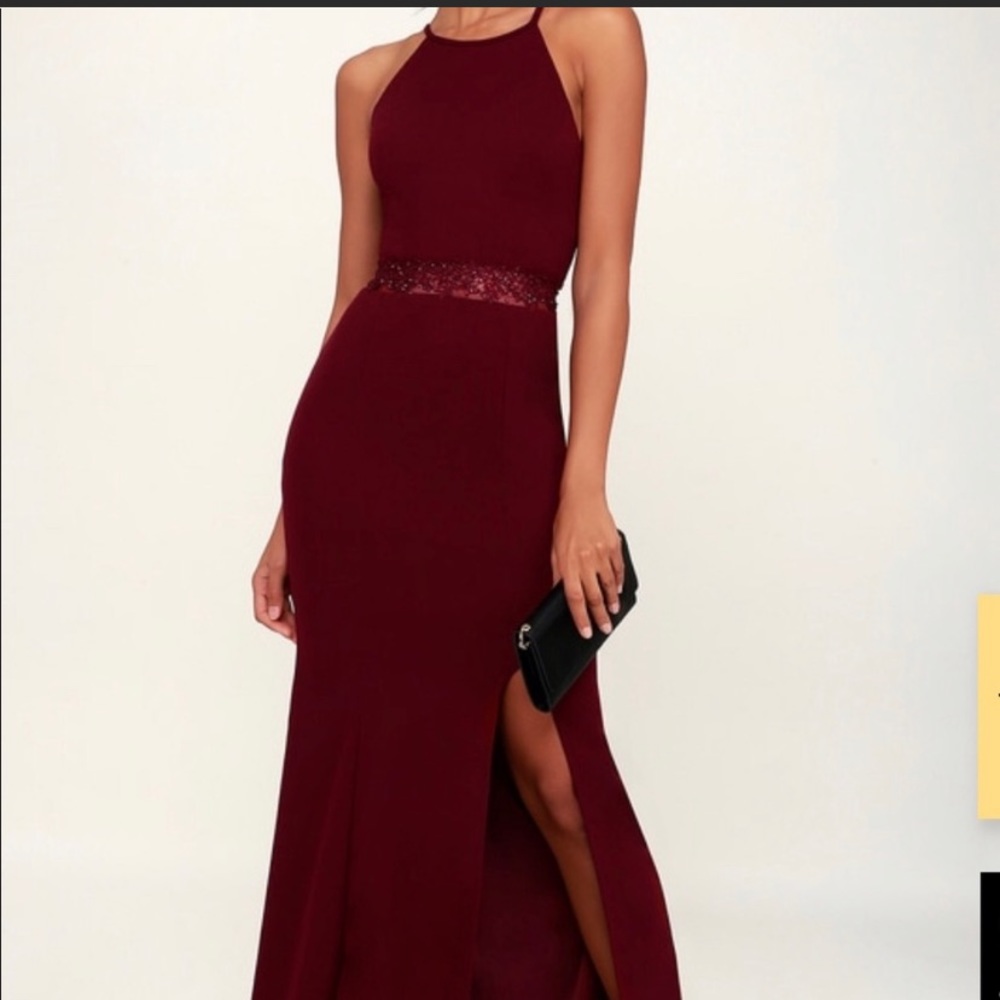 Lulus Burgundy dress